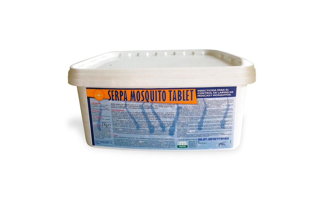 SERPA MOSQUITO TABLET CUBO