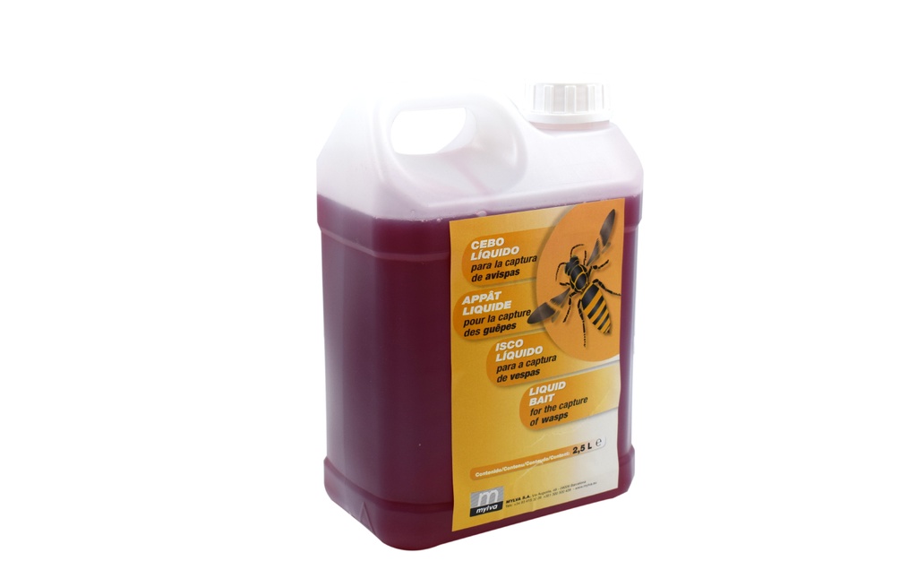 CEBO LIQUIDO PARA AVISPAS BIDON  2,5 L