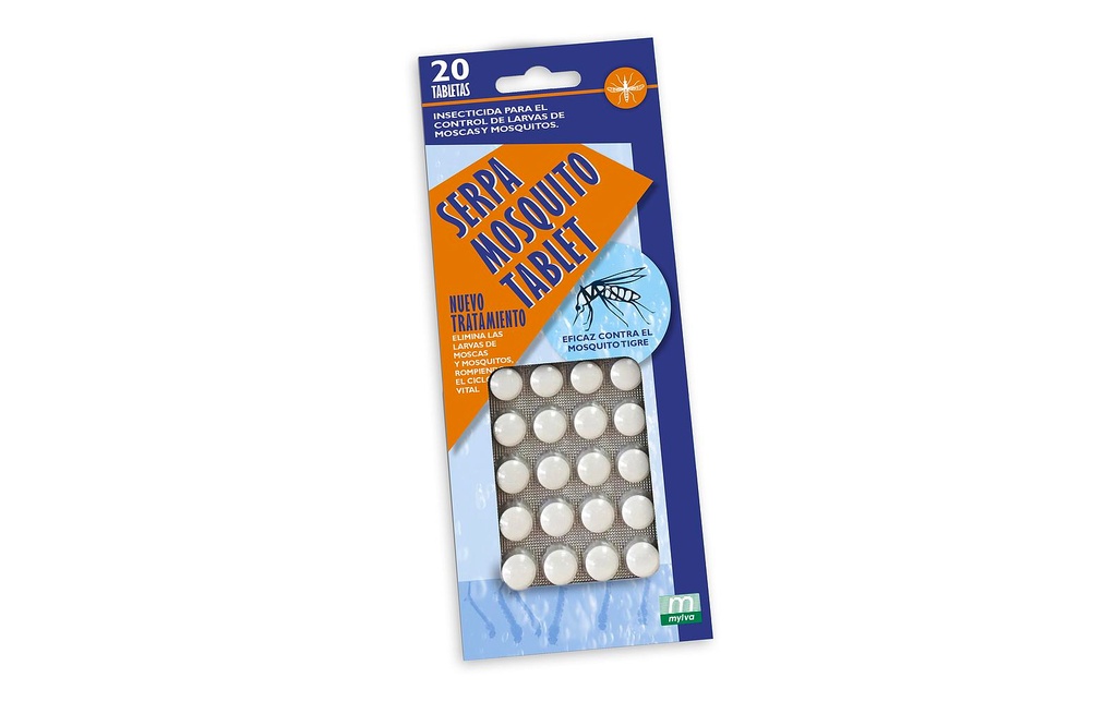 SERPA MOSQUITO TABLET 20 COMPRIMIDOS