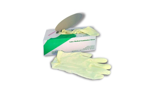 [3433] GUANTES DE LATEX DESECHABLES G